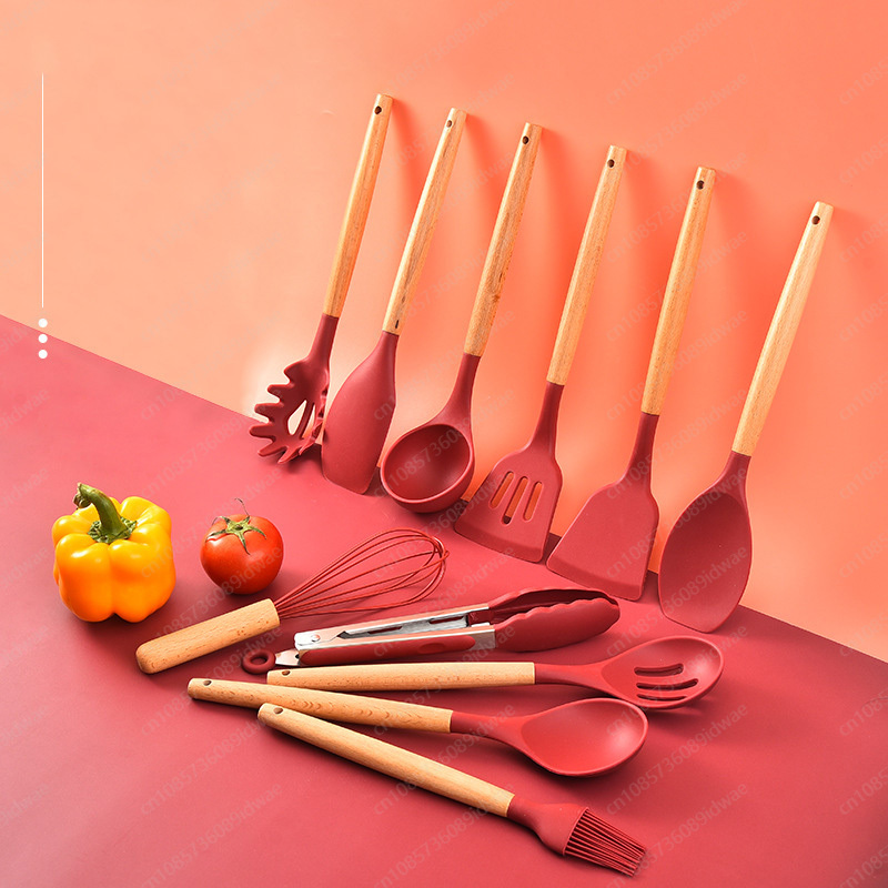 Kitchen Baking Pan Storage - Set peralatan masak silikon 12 buah