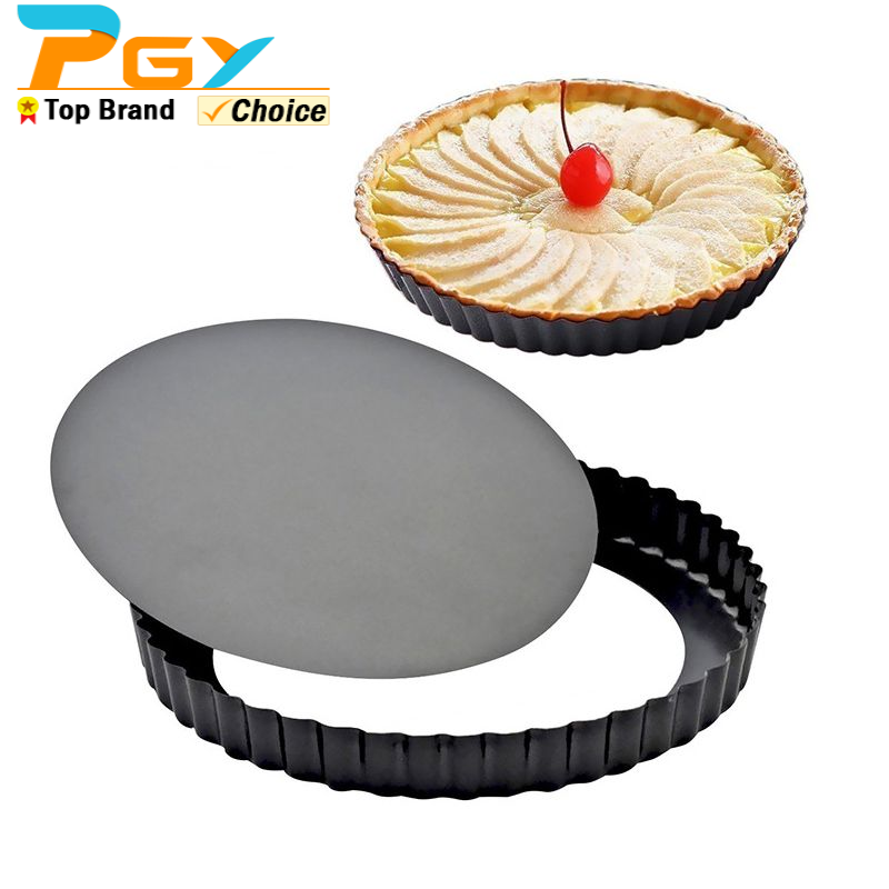 Tart Pan Loose - Loyang kue tidak lengket, 20-30cm, panci