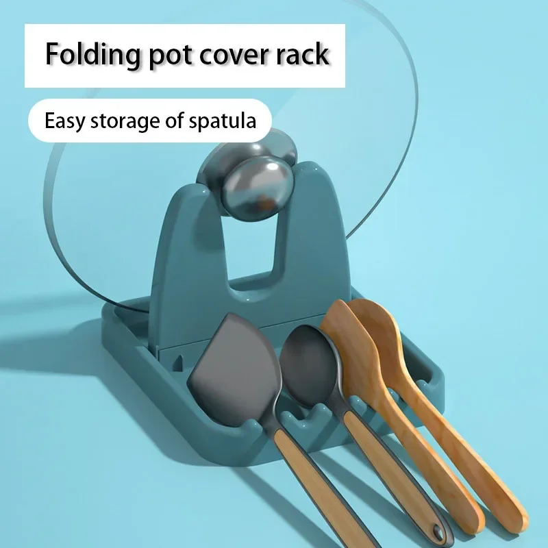 Kitchen Baking Pan Organizer - 1 buah rak tutup panci lipat