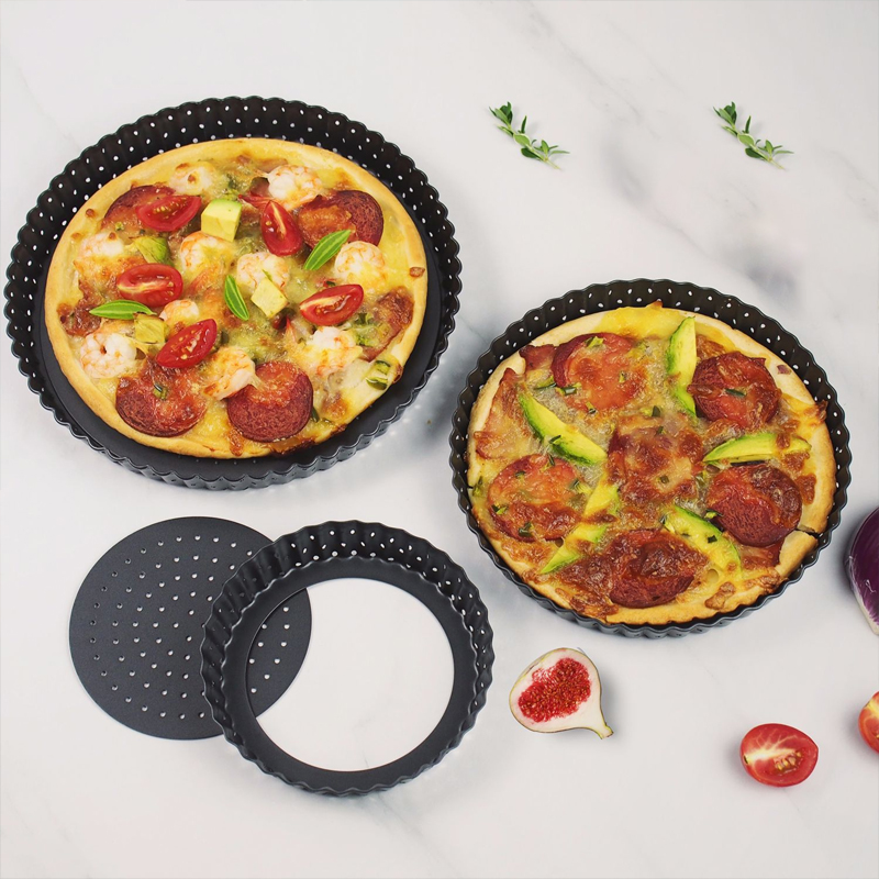 Tart Pan Loose - Cetakan Kue Tart Quiche Flan Anti