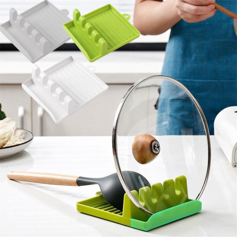 Kitchen Baking Pan Organizer - Rak Tutup Panci Hijau Baru Tempat