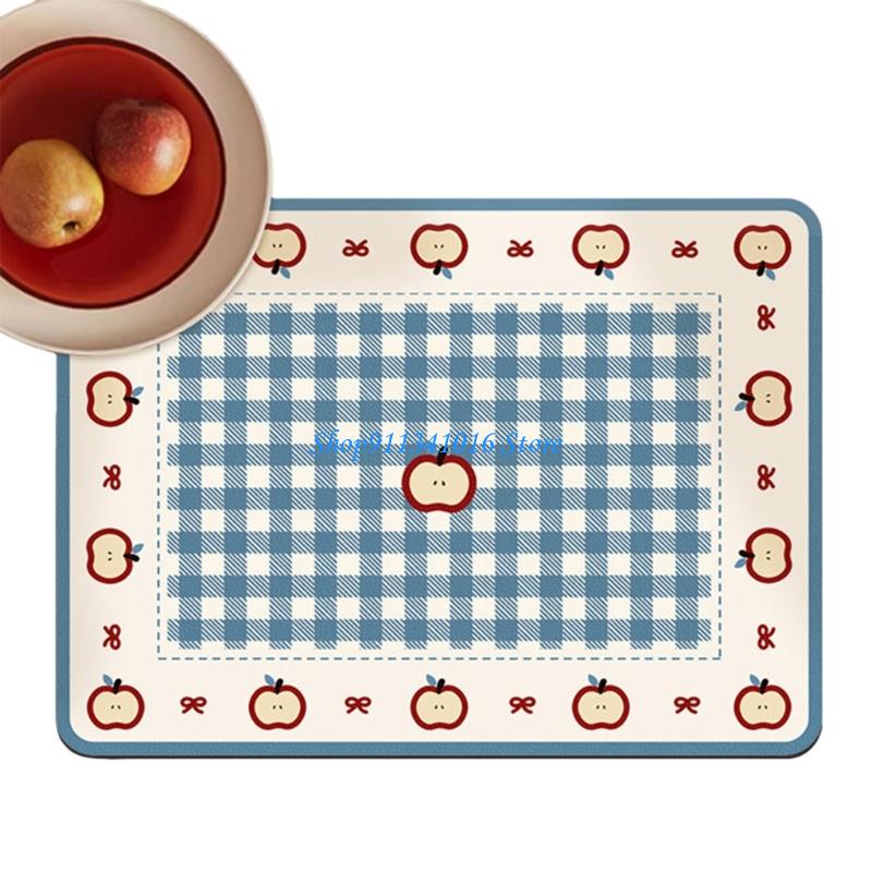 Kitchen Baking Counter - Alas Pengering Dapur Anti Selip Dekorasi