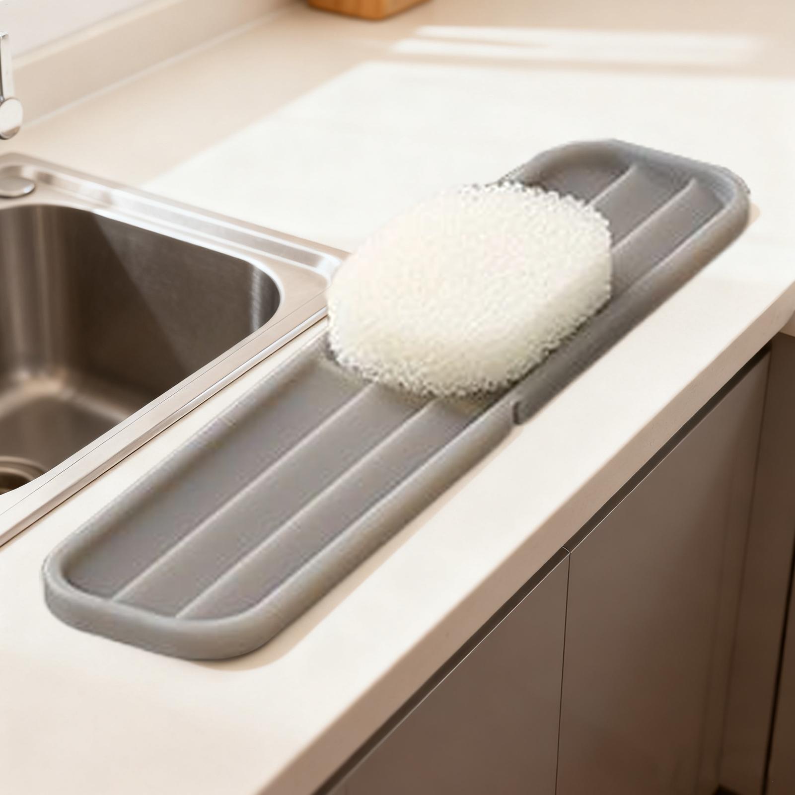 Kitchen Baking Counter - Alas Pengering Piring Anti Selip 17,7
