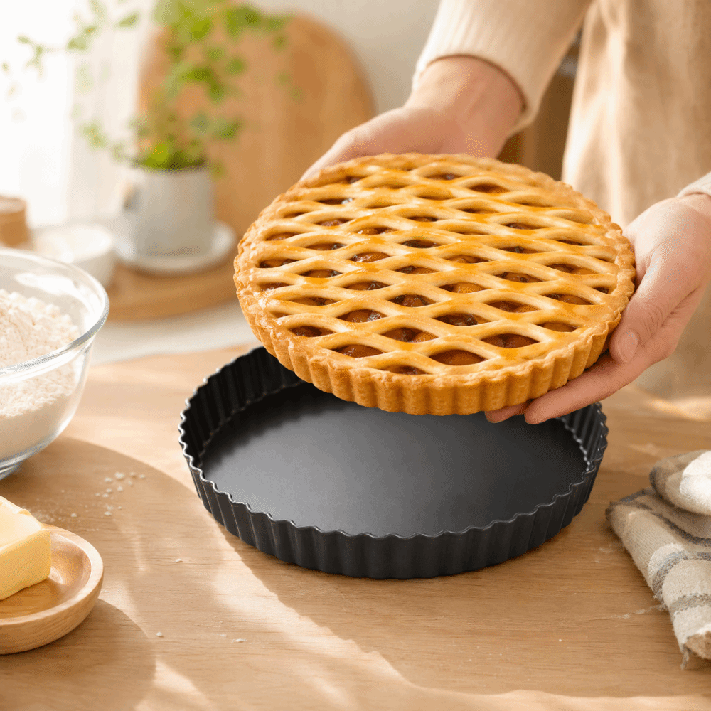 Tart Pan Loose - Cetakan Tart Profesional dari Baja Karbon