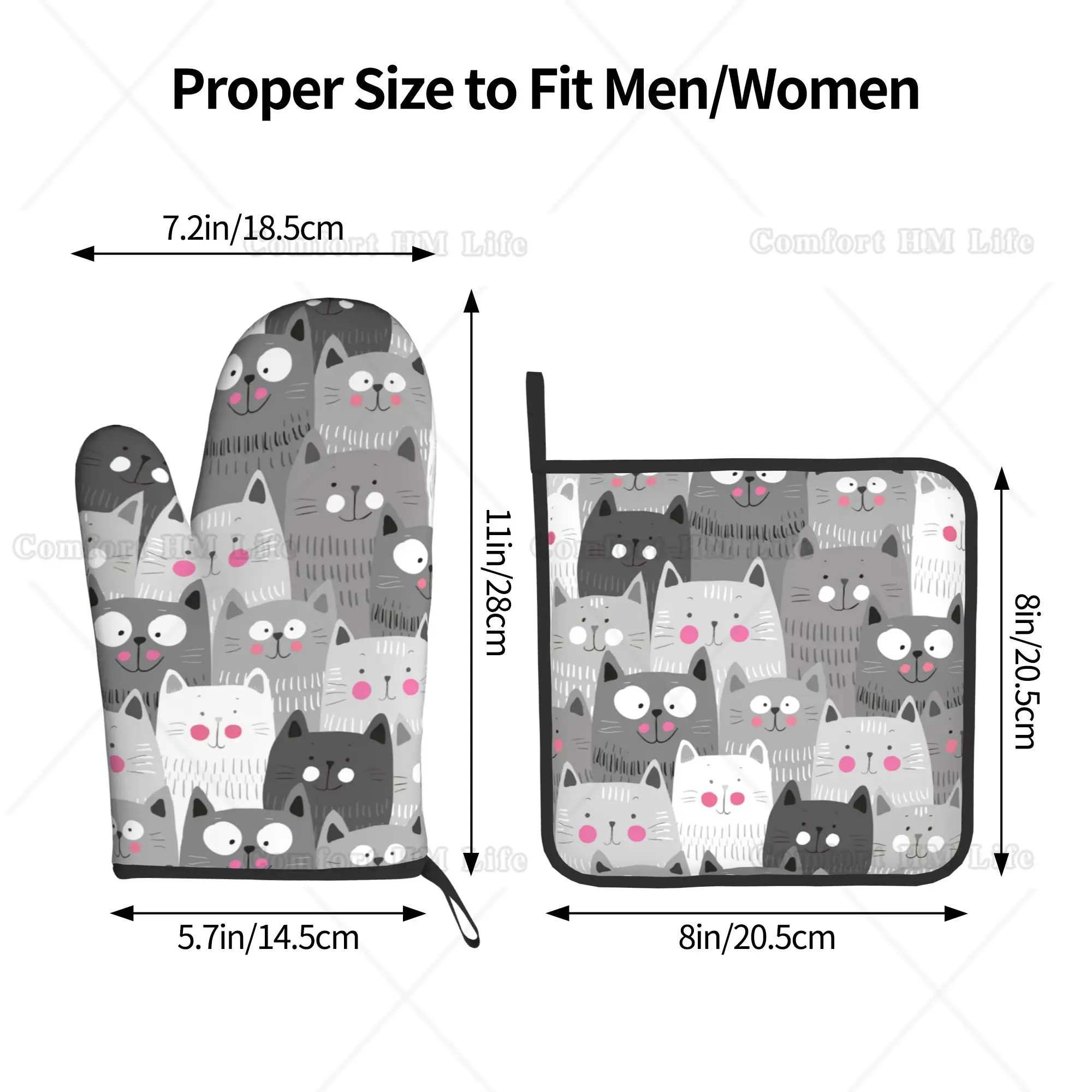 Sarung tangan Oven kucing lucu - Kitchen Baking Counter ulasan dan harga
