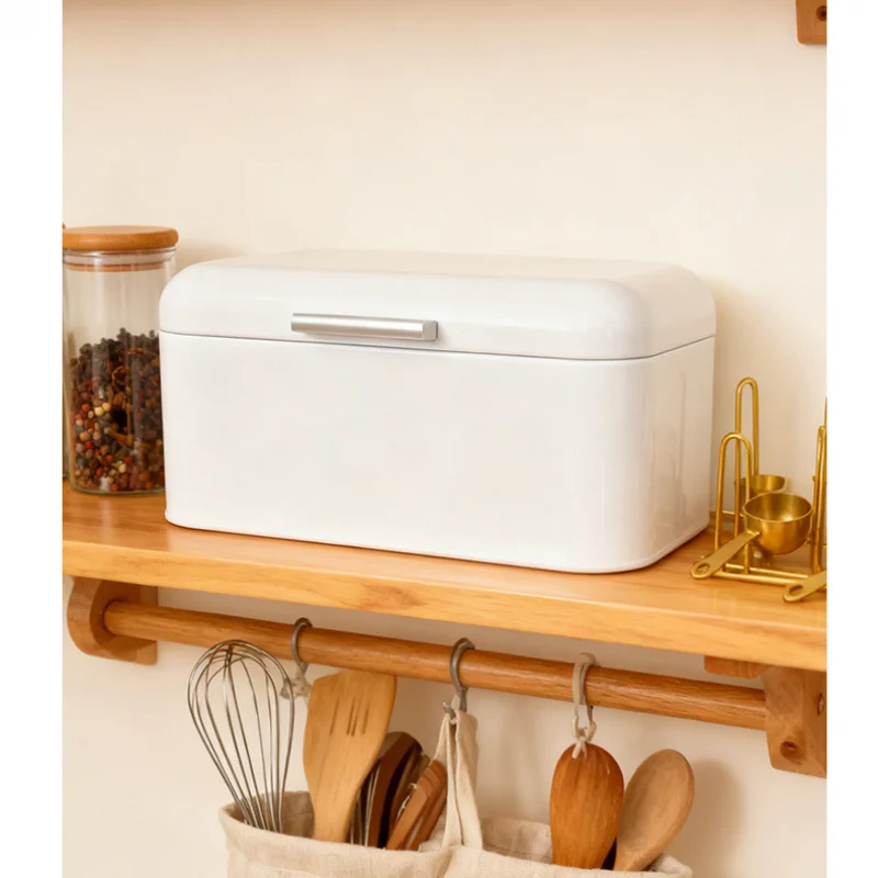 Kotak Roti Logam, Wadah Penyim - Kitchen Baking Counter ulasan dan harga