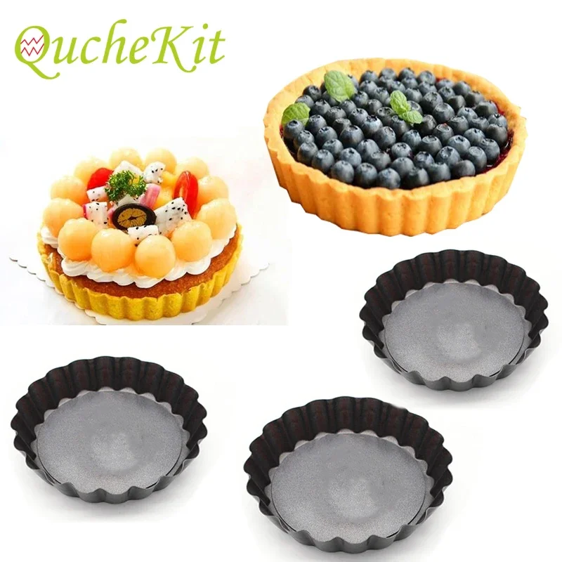 6 Buah Loyang Tart Quiche Anti - Tart Pan Loose ulasan dan harga