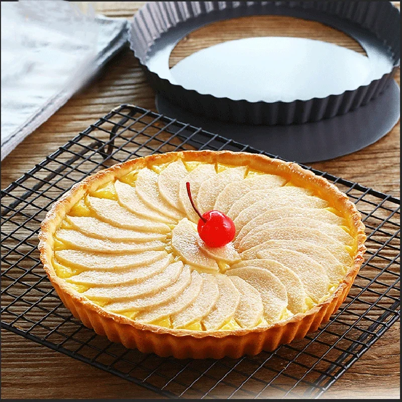6 Buah Loyang Tart Quiche Anti - Tart Pan Loose ulasan dan harga