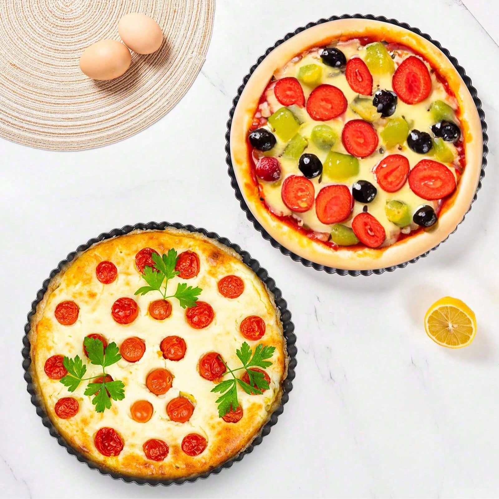 Cetakan Kue Tart Quiche Flan P - Tart Pan Loose ulasan dan harga