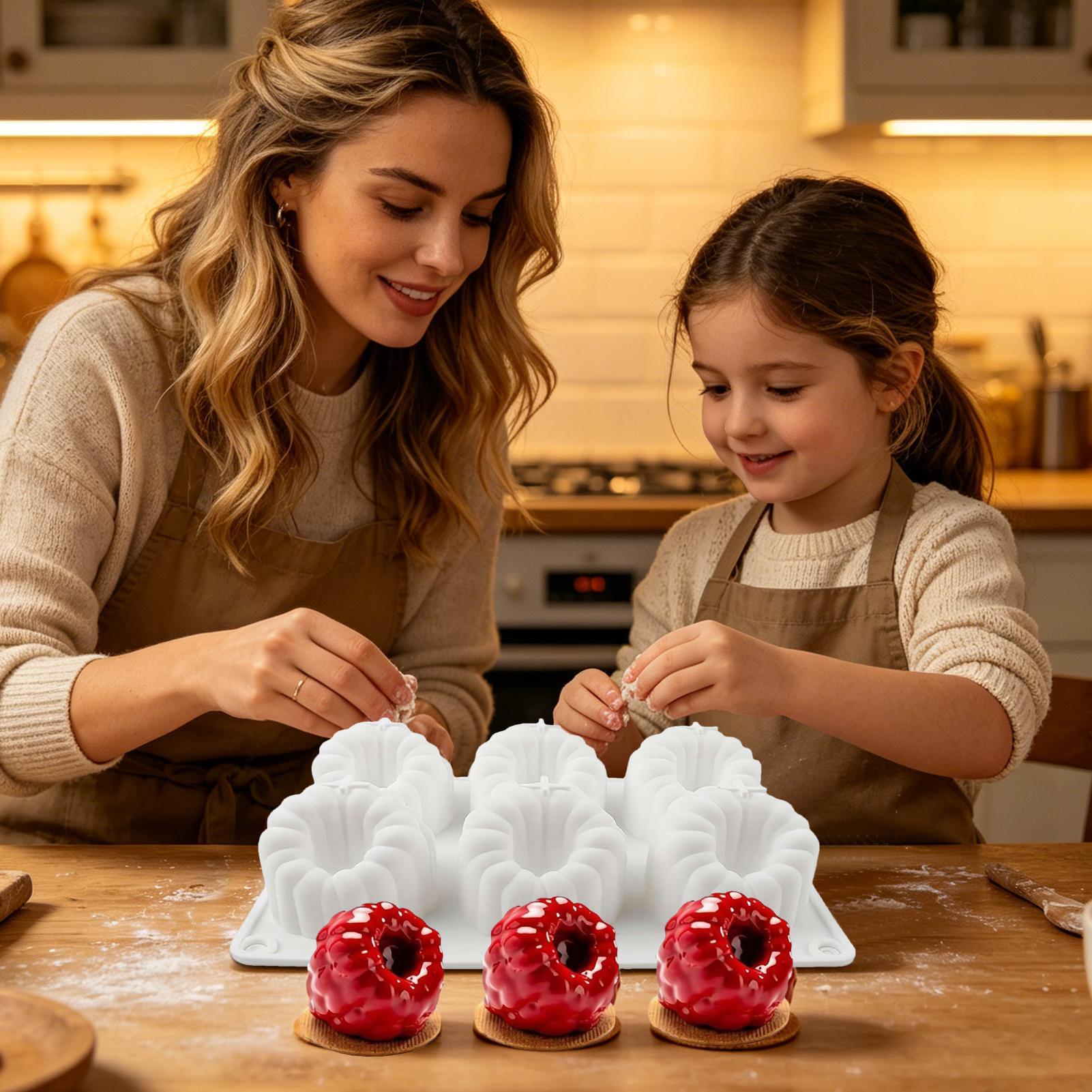 Cetakan Silikon Raspberry 3D B - Kitchen Baking Molds ulasan dan harga