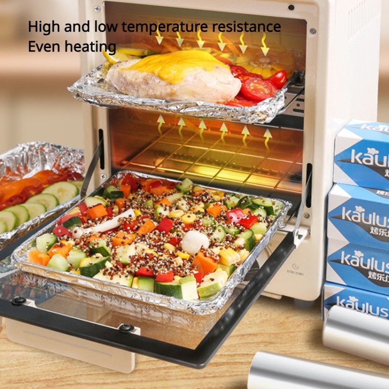 Zacwoo 10/20/40M Aluminium Foi - Kitchen Baking Sheets ulasan dan harga