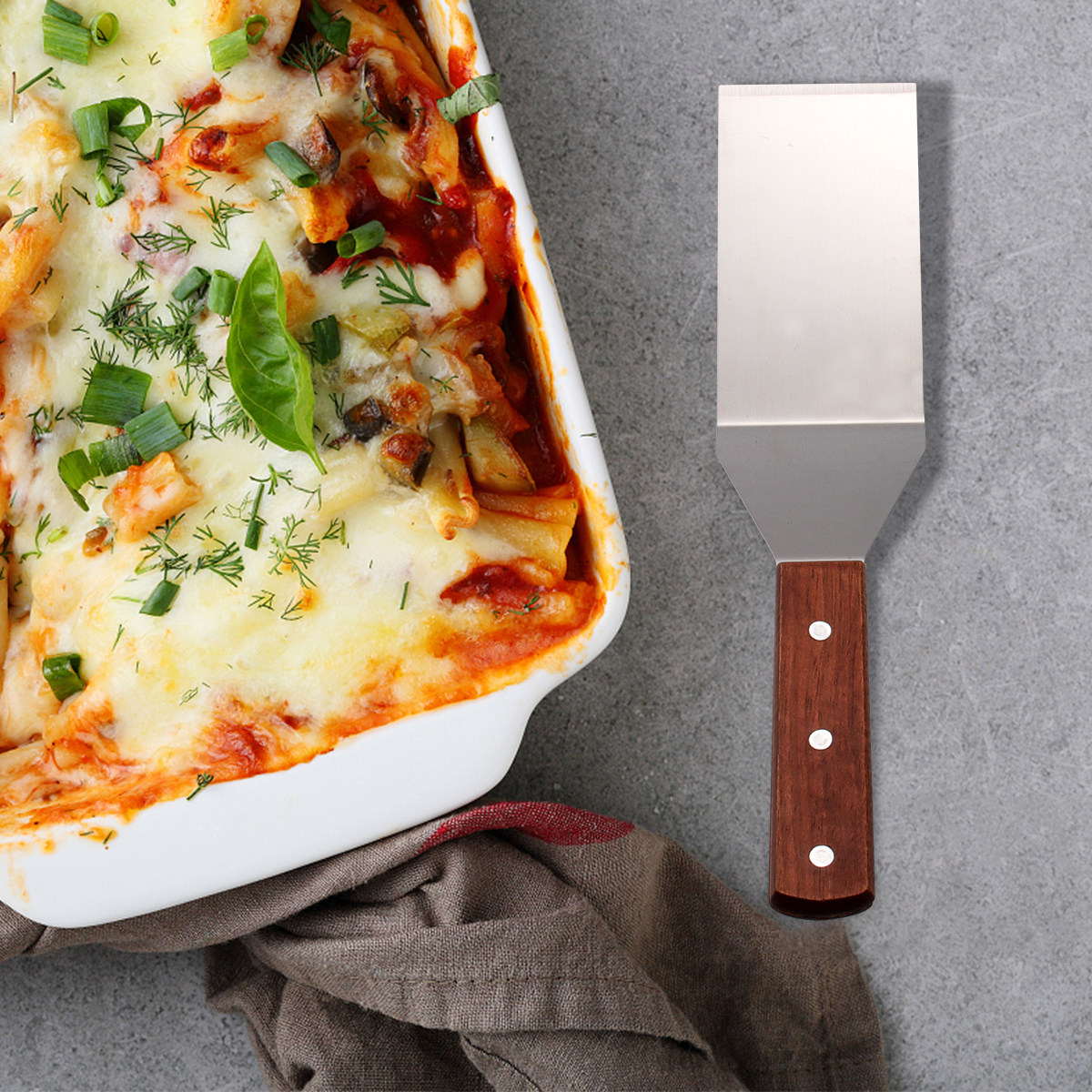 1Set Sekop Pizza Stainless Ste - Kitchen Baking Gadgets ulasan dan harga