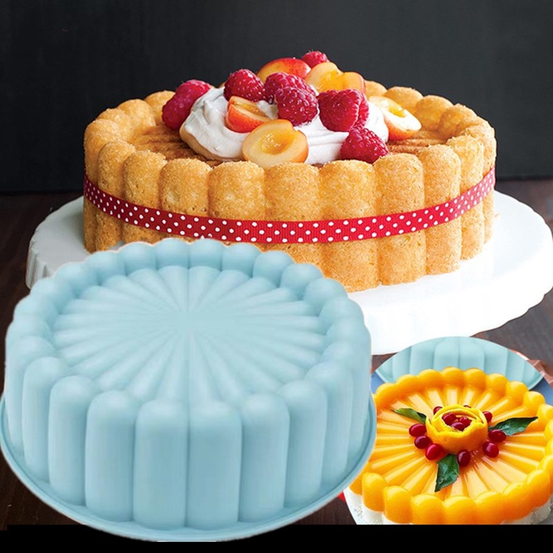 Loyang Kue Charlotte Silikon C - Kitchen Oven Baking Pans ulasan dan harga
