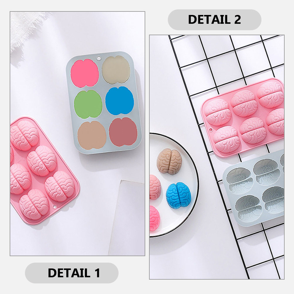 2Pcs Cetakan Cokelat Silikon B - Kitchen Baking Molds ulasan dan harga