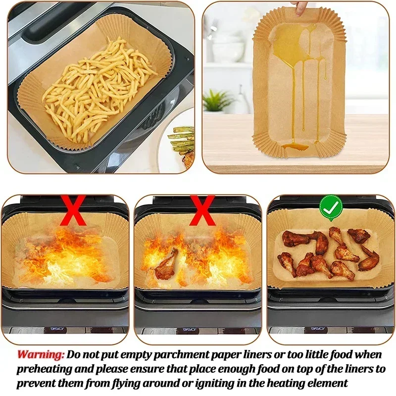 Kertas Penggorengan Udara Seka - Kitchen Baking Sheets ulasan dan harga
