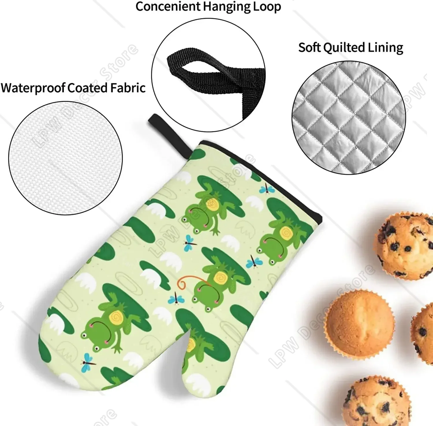 Sarung Tangan Oven dan Alas Pa - Kitchen Baking Counter ulasan dan harga