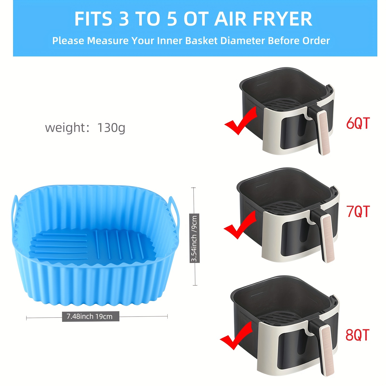 1 liner penggorengan udara sil - Kitchen Baking Gadgets ulasan dan harga