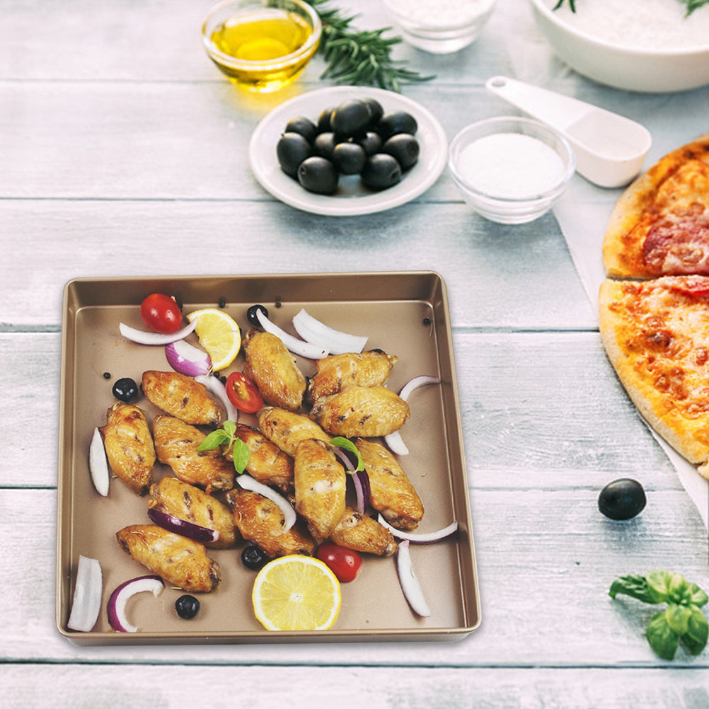Loyang Pizza Persegi Anti Leng - Kitchen Baking Pans ulasan dan harga