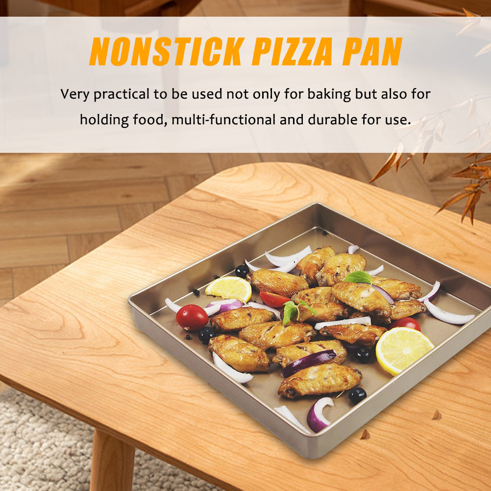 Loyang Pizza Persegi Anti Leng - Kitchen Baking Pans ulasan dan harga