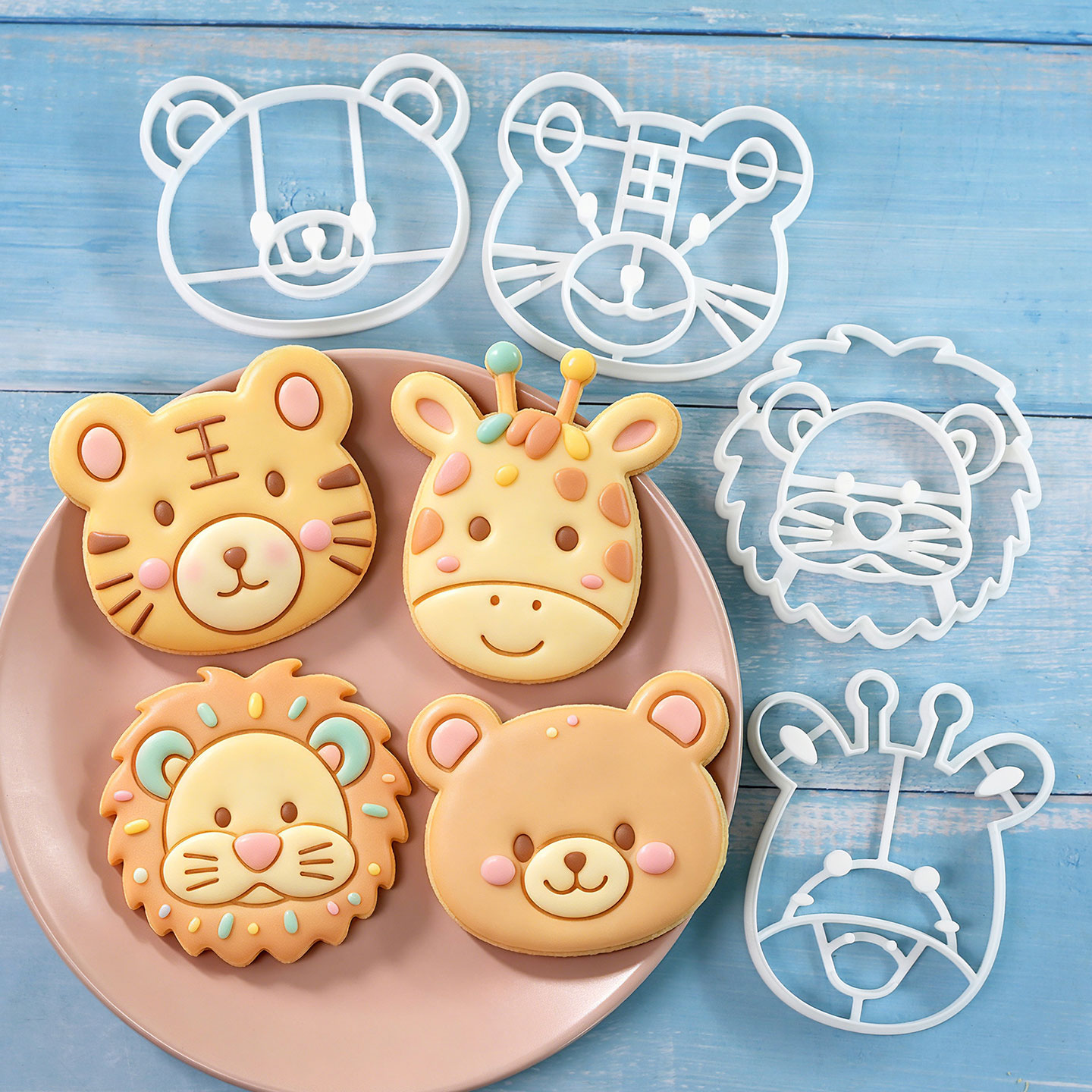 4 Buah Set Pemotong Kue Bentuk - Kitchen Baking Molds ulasan dan harga