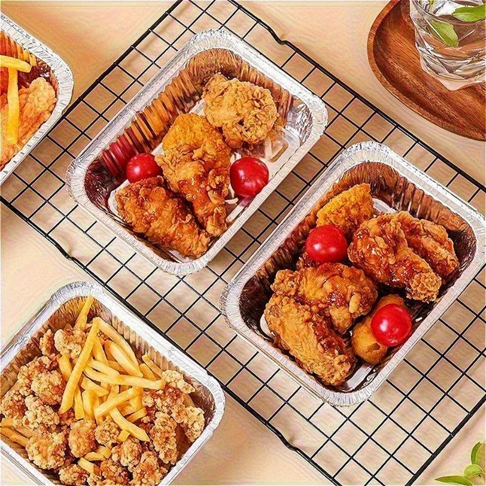 10/20PCS Loyang Aluminium Foil - Kitchen Baking Pan Storage ulasan dan harga