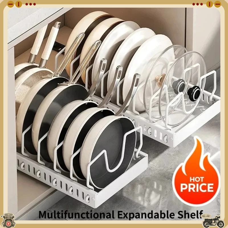 Rak Penyimpanan Dapur Multifun - Kitchen Baking Pan Organizer ulasan dan harga