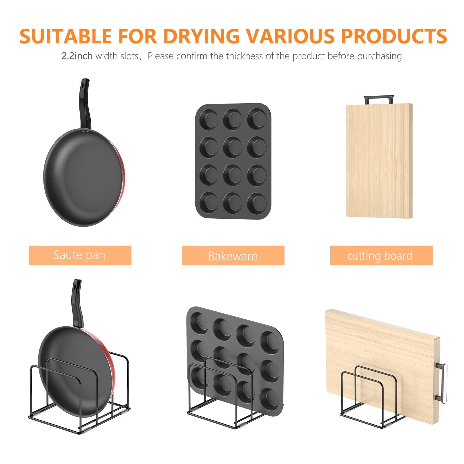 Pengatur Kabinet Dapur Pengatu - Kitchen Baking Pan Storage ulasan dan harga