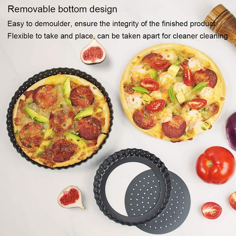 Cetakan Kue Tart Quiche Flan A - Tart Pan Loose ulasan dan harga