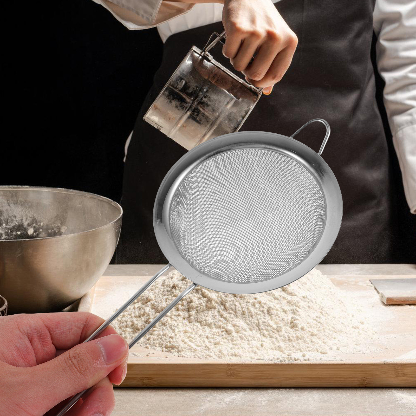 Saringan Tepung Genggam Berjar - Kitchen Baking Gadgets ulasan dan harga