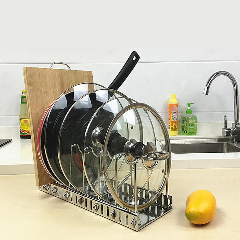 Rak 304 Baja Tahan Karat Dapat - Kitchen Baking Pan Organizer ulasan dan harga