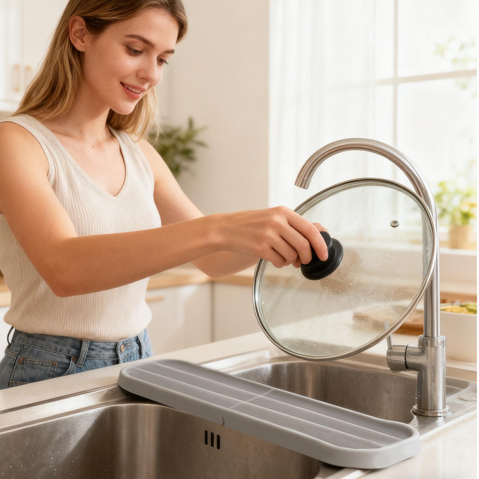 Alas Pengering Piring Tahan Pa - Kitchen Baking Counter ulasan dan harga